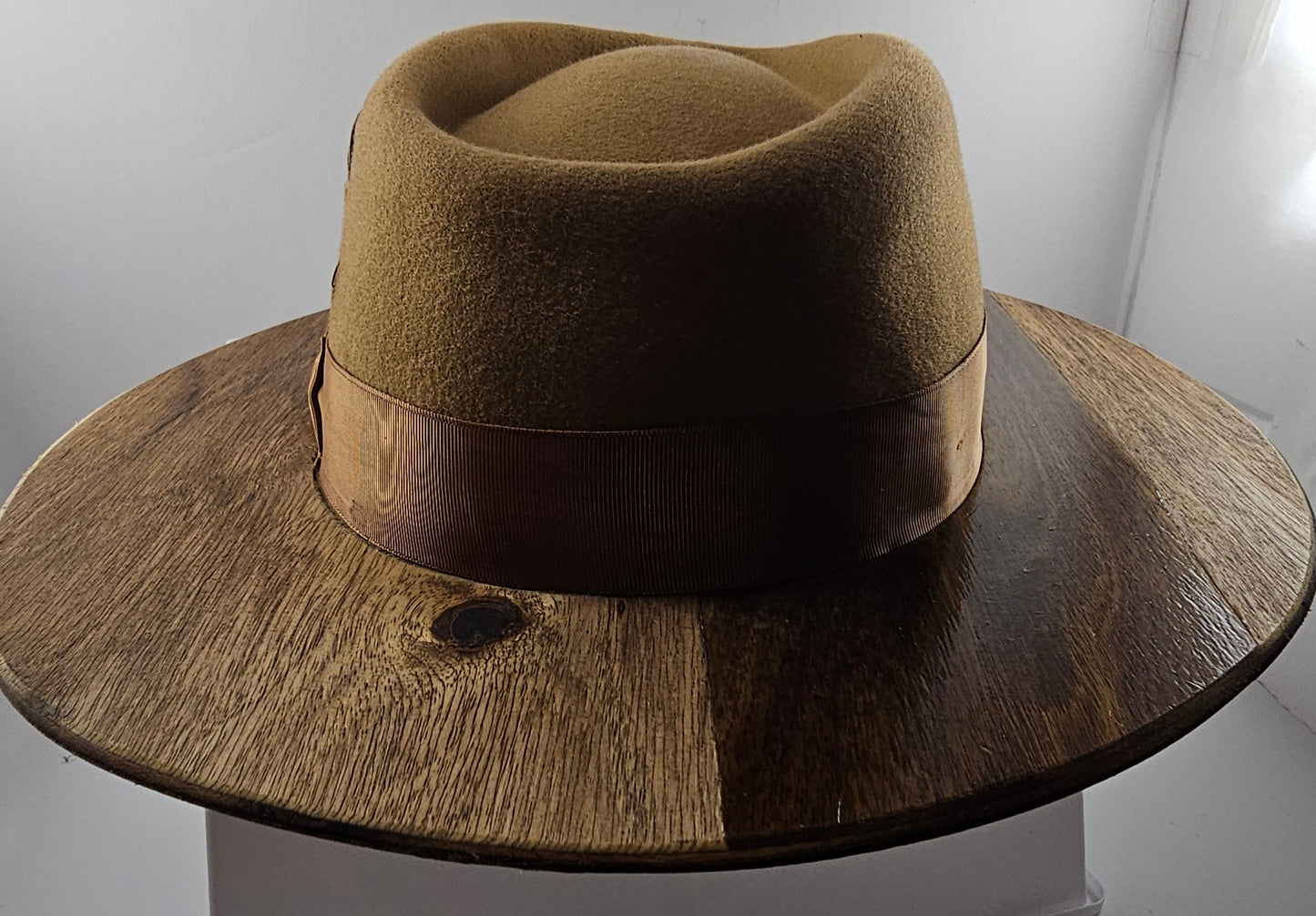 Stylish Wide wood brim fedora, gift for Men, gift for women, free shipping in USA