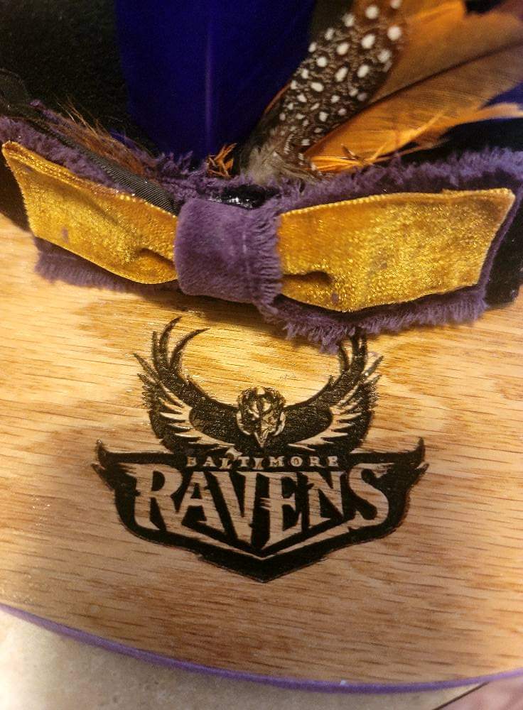 Baltimore Ravens Wood Brim Fedora
