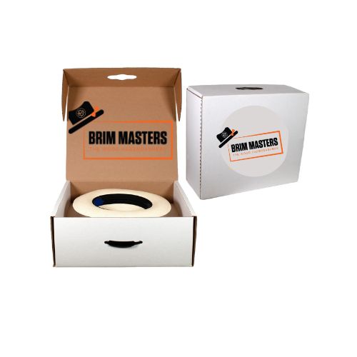 2 Wood Brim Storage Boxes